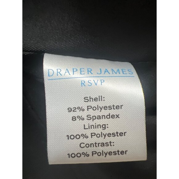 Draper James RSVP NWOT Black Velvet Tuxedo Blazer - Picture 8 of 10